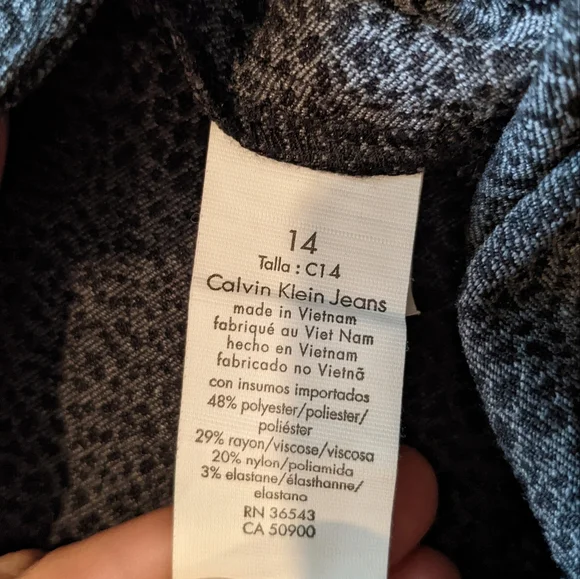 Calvin Klein Jeans Stretch Speckled Jeggings - Picture 4 of 6